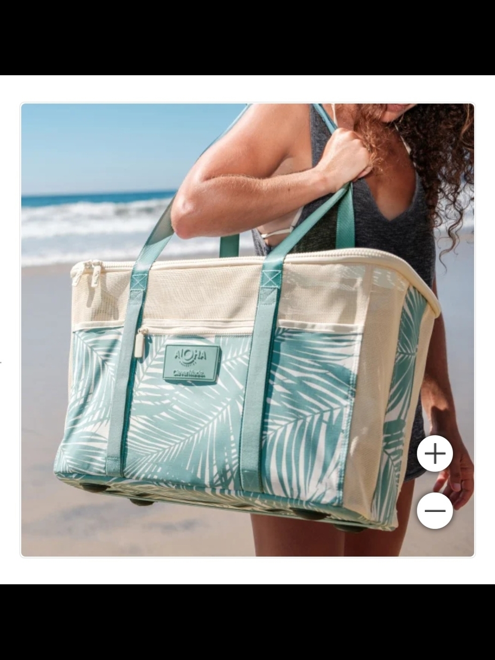 Aloha + CleverMade Collapsible Beach Tote - Picture 3 of 4